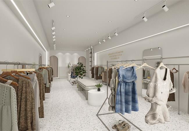 合肥服裝店門面裝修，設計施工一步到位，解決您的后顧之憂！