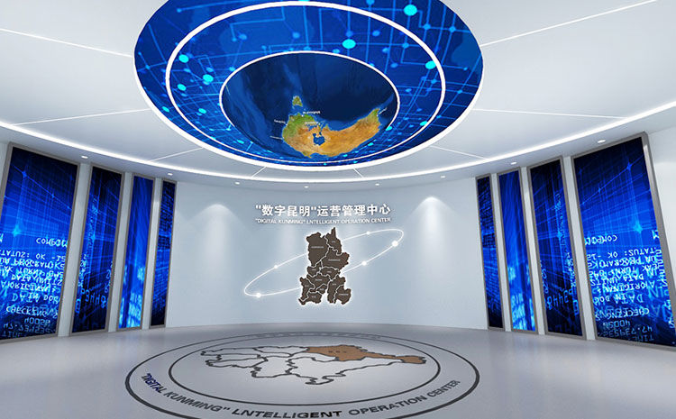 合肥展示展廳設(shè)計公司，科技展廳設(shè)計效果圖