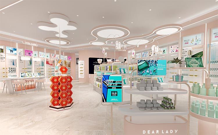 合肥化妝品店裝修，如何通過裝修提高店面的附加值？
